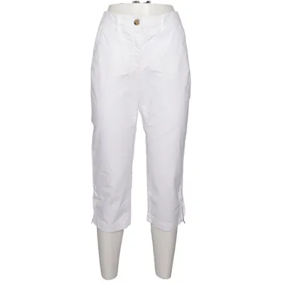 Driekwart broek (Wit) van Zerres Jeans Katoen, Elastaan