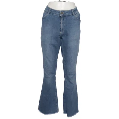 Jeans (Blue) from Para Mi Cotton, Elastane, Polyester