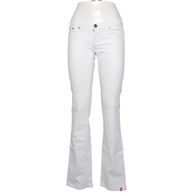 Jeans (Vit) från Five Bomull, Elastan