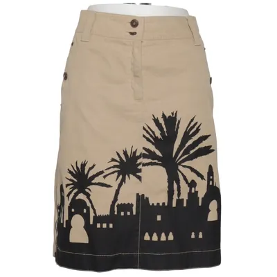 Skirt (Beige, Black) from Marc Cain Cotton, Polyurethane