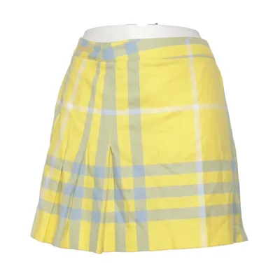 Jupe (Jaune, Bleu, Multicolore) de Burberry Golf Coton, Élasthane