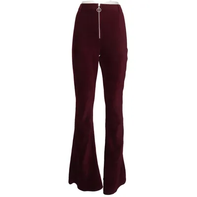 Manchesterbyxor (Lila) från Topshop Bomull, Elastan, Polyester