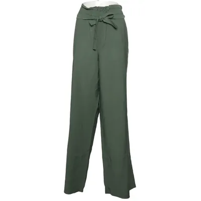 Byxor (Grön) från WE Fashion Polyester, Viskos