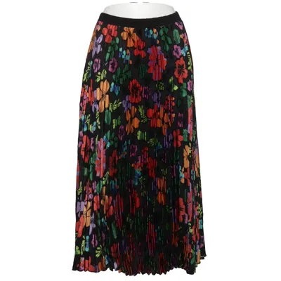 Jupe longue (Noir, Multicolore) de Klaus Modelle Acétate, Élasthane, Polyamide, Polyester, Viscose