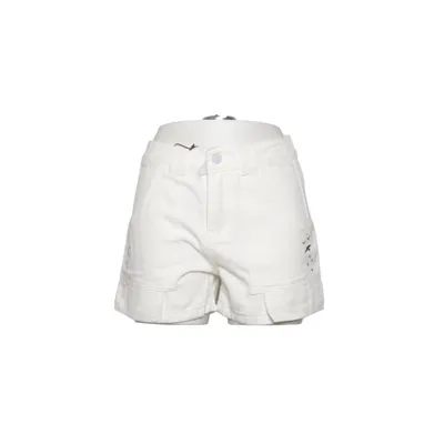Denim shorts (Wit) van Simply Chic Katoen