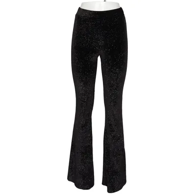 Pants (Black, Silver) from Colourful Rebel Elastane, Polyester