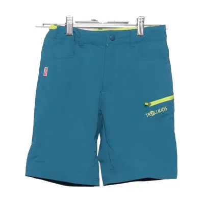 Outdoor shorts (Blauw, Geel) van Trollkids Elastaan, Polyamide, Polyester