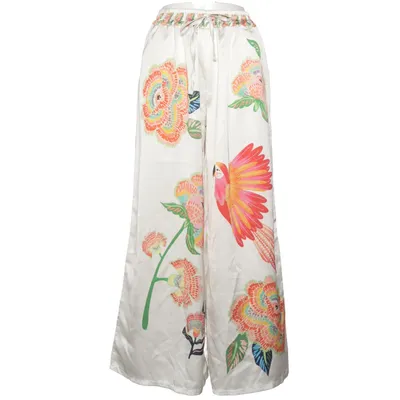 Palazzo pants (White, Multicolored) from KiWi Saint-Tropez