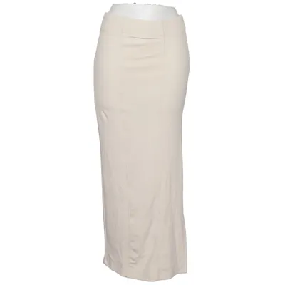 Långkjol (Beige) från C&A Elastan, Polyester, Viskos