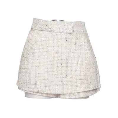 Skort (Vit, Flerfärgad) från Zara Polyester