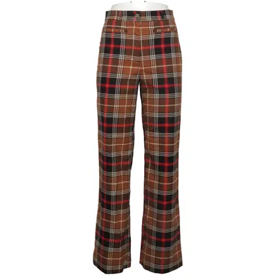 Pants (Red, Black) from Monki Polyester, Viscose, Elastane