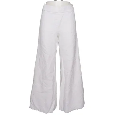 Pantalon patte d'éléphant (Blanc) de Maje