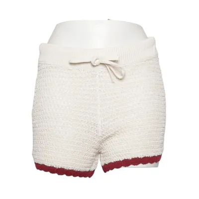 Short (Beige, Rouge) de Zara Coton, Polyester