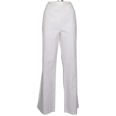Pants (White) from Cambio Cotton, Elastane