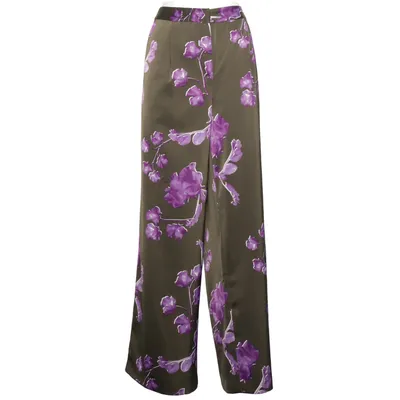Omlottbyxor (Grön, Lila) från YAS Elastan, Polyester