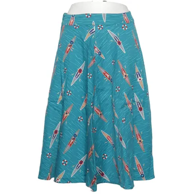 Jupe (Bleu, Multicolore) de Banned Retro Coton, Élasthane