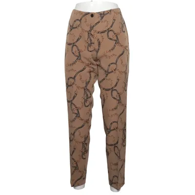 Pants (Beige, Multicolored) from Cambio Elastane, Polyester