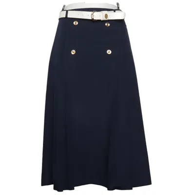 Kjol (Blå) från Golden Gate Acetat, Bomull, Polyester