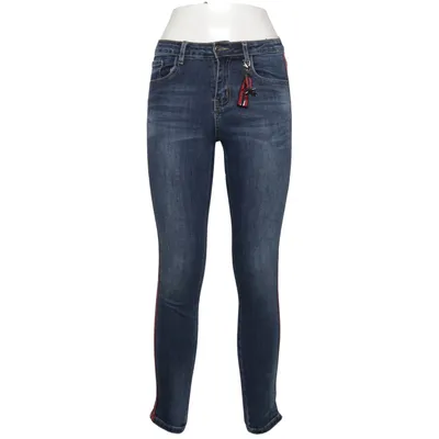 Jeans (Blå, Röd, Svart) från Zac & Zoe Bomull, Elastan, Polyester