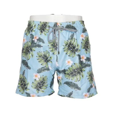Badshorts (Blå, Grön, Vit) från Vilebrequin Bomull, Polyamid, Polyester