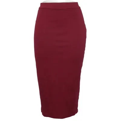 Pencil skirt (Vamp Pencil Skirt in Oxblood) from La Femme En Noir Elastane, Nylon, Polyester, Viscose