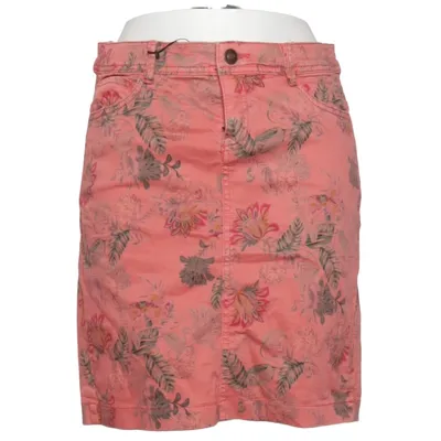 Jupe (Rose, Multicolore) de Camaïeu Coton, Élasthane