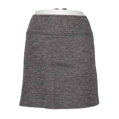 Skirt (Gray) from Strenesse Blue Acetate, Polyester, Wool