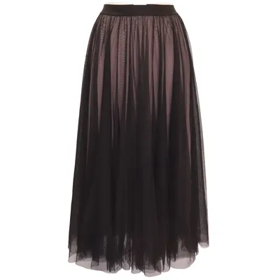 Tyllkjol (Svart, Rosa) från Hallhuber Elastan, Polyester, Viskos