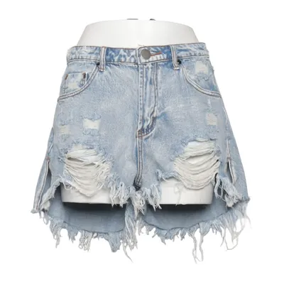 Denim shorts (Blue) from Signature8 Cotton