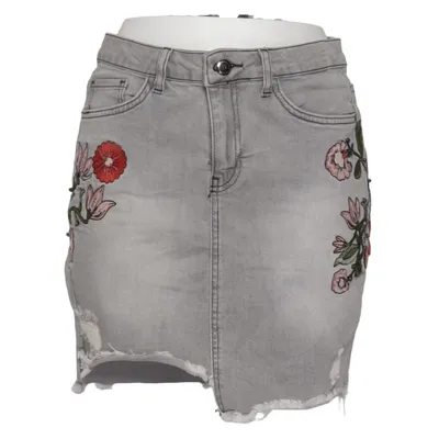 Jeanskjol (Grå, Flerfärgad) från Koton Jeans Bomull, Elastan