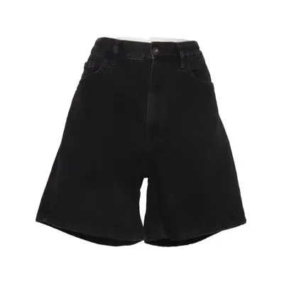 Denim shorts (Black) from COS Cotton