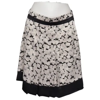 Nederdel (Sort, Beige, Hvid) fra Manoukian Silke