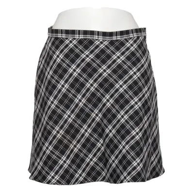 Nederdel (Sort, Hvid) fra Julien Polyester, Viscose