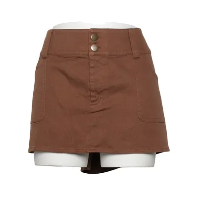 Denim skirt (Brown) from Bella x About You