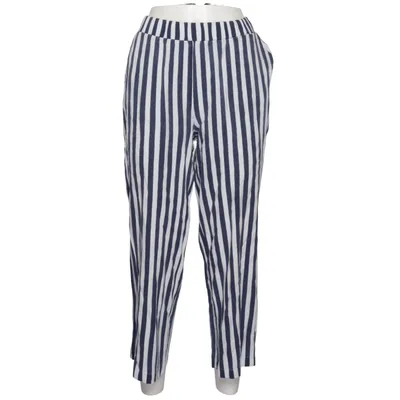 Pantalon (Bleu, Blanc) de Gusto Lin, Viscose