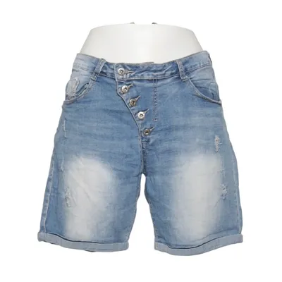 Short en jean (Bleu) de Place du Jour Coton, Élasthane