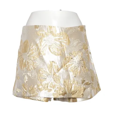 Skirt (Gold, White) from IVIVI Polyester