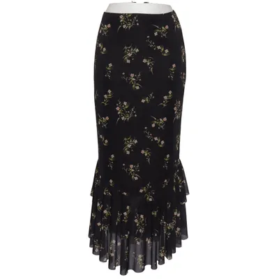 Skirt (Black, Multicolored) from Zara Polyester