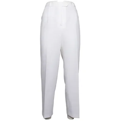 Suit pants (White) from Nino Polyester, Viscose
