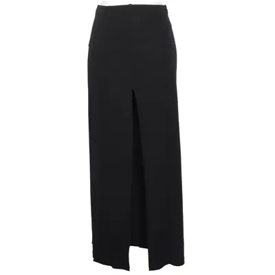 Jupe longue (Noir) de Adoore Polyester, Viscose