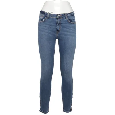 Spijkerbroek (Blauw) van Mango Denim Katoen, Elastaan