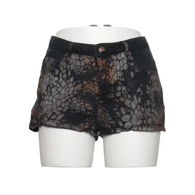 Short en jean (Noir, Gris, Marron) de Bershka Dressy Collection Coton, Élasthane