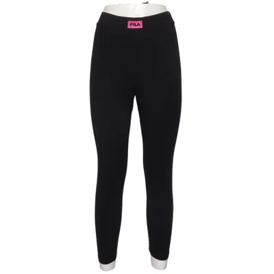 Sports tights (Black) from Fila Cotton, Elastane