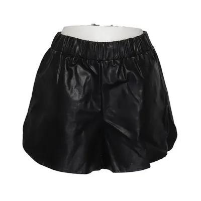 Shorts (Black) from Collusion Polyester, Polyurethane, Viscose