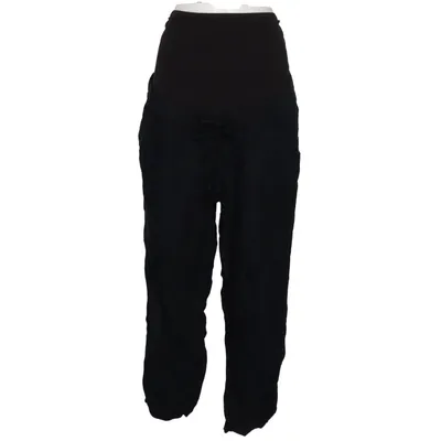 Maternity pants (Black) from H&M Mama Cotton, Elastane, Linen, Polyester, Viscose
