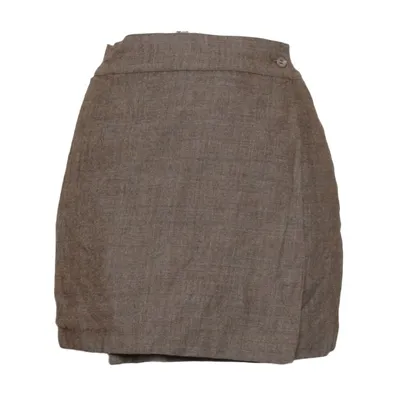 Skort (Brown) from MaxMara Wool
