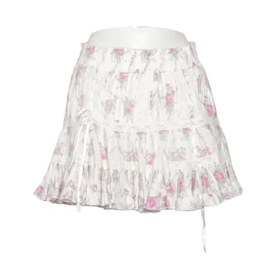 Kjol (Vit, Rosa, Grön) från LoveShackFancy Bomull