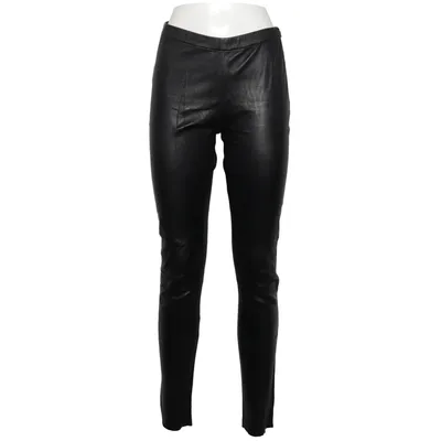 Leather pants (Black) from Not Shy Cotton, Elastane, Leather