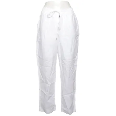 Pants (White) from Malvin Cotton, Linen