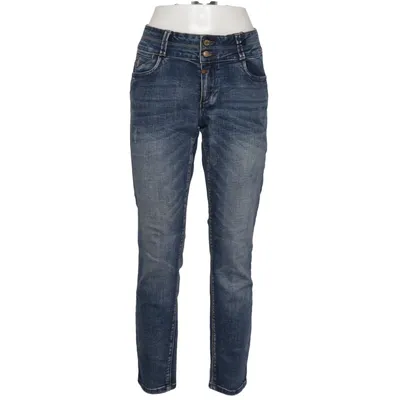 Jeans (Blå) fra Timezone Bomuld, Elastan